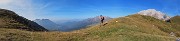 27 Alla Bocchetta di Cimetto (1935 m) con vista in Alben. Menna, Arera